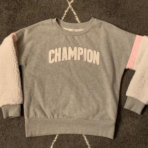 Girls Champion Crewneck Sweatshirt